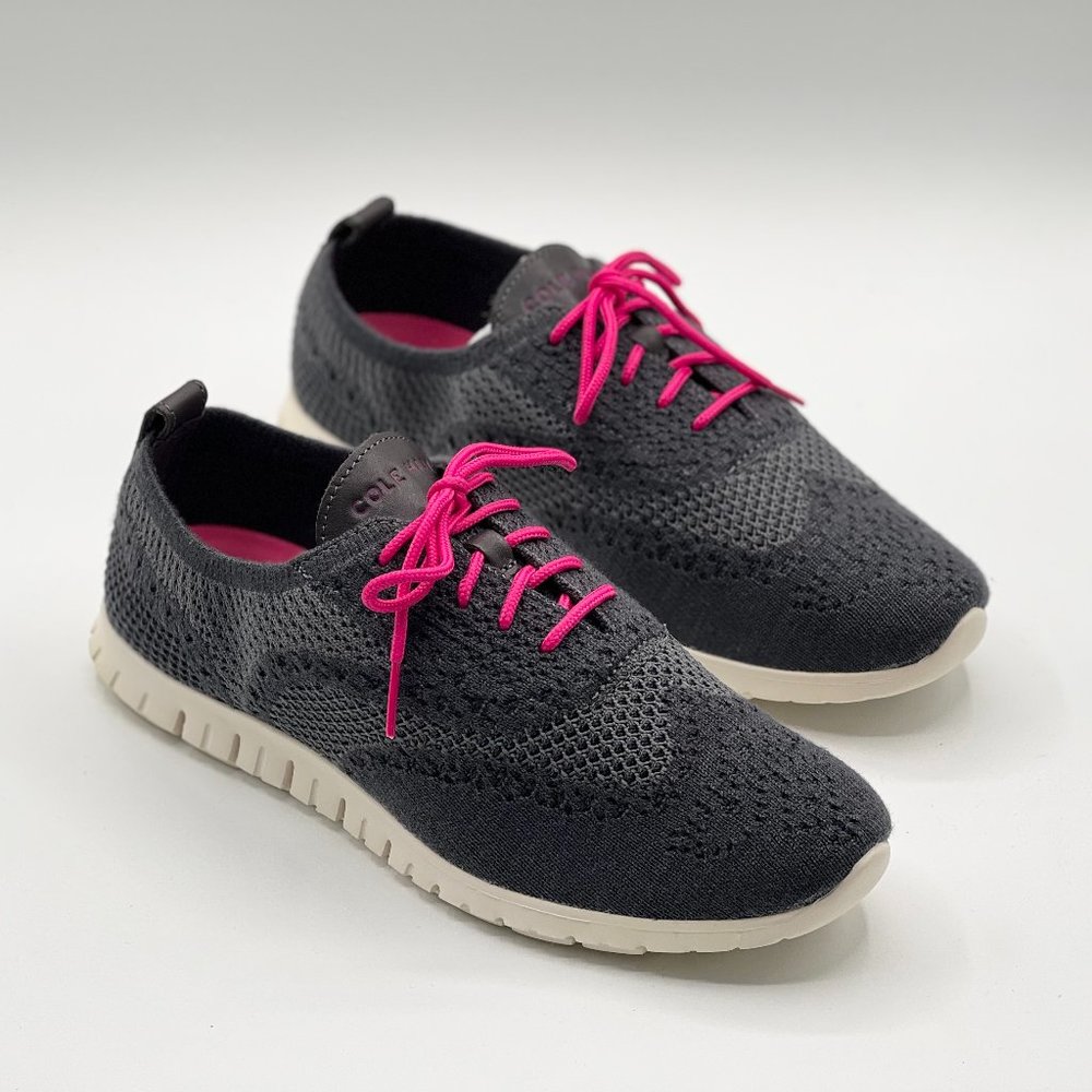 NIB Cole Haan Women's Gray Zerogrand Sneakers Quiet Shade - US Size 9B